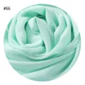 Mintgrünes Chiffon Tuch Detailansicht, weiche Bubble Textur schöne Nahaufnahme Bild. - #66 Mintgrün