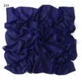 Dark blue solid color chiffon square scarf, lightweight breathable summer sun protection shawl. - Globe Bead