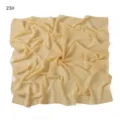 Solid color chiffon square scarf, lightweight breathable summer headscarf and elegant neck shawl. - Dinosaur Small but Strong