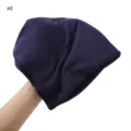 Einfarbig weiches atmungsaktives Jersey Modal Tuch Kopftuch Schal fuer Damen 1Stk - Marineblau