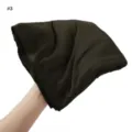 Einfarbiges Modal Baumwolle großes Jersey Tuch Hijab Detailansicht des weichen Stoffes - Dunkles Armeegrün
