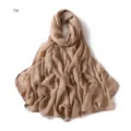 Solid color breathable modal scarf lightweight hijab wrap for daily fashion wear. - Khaki #7