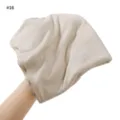 Solid color modal jersey headscarf detail view, soft and breathable fabric material. - Ivory