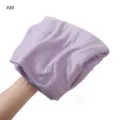 Solid color soft breathable cotton jersey modal scarf turban variant number 20 lightweight soft. - Pale Purple