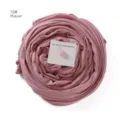 Mercerized cotton long hijab scarf in mauve with secure magnetic pin accessory. - Lotus Pink
