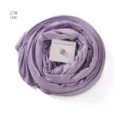 Mercerized cotton hijab scarf set with no-snag magnetic pin in lilac color for women. - Lilac Purple