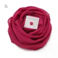 Chiffon Hijab Schal mit starker Magnetnadel Brosche, elegante Rosenform, Damen Accessoire. - 7#