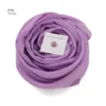 Violetter Chiffon Hijab Schal mit passendem Magnetnadel Set, elegante einfarbige Kopftuch. - 44#