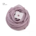 Blassrosa Chiffon Hijab Schal Set mit starkem Magnetclip, elegante Kopftuch Mode. - Code 45