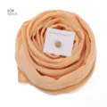 Chiffon Hijab Schal 60# Apricot mit Magnetnadel Set Elegantes Kopftuch Accessoire neu - Code 60