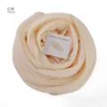 Einfarbiges Chiffon Hijab Tuch mit Magnetnadel in Nude Elegantes Kopfbedeckung Zubehör - Code 63