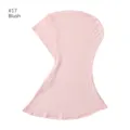 Solid color modal hijab under cap in blush pink, soft stretch head cover for daily wear. - Blush Pink