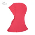 Modal hijab under cap solid color stretchy head cover for women daily wear hot pink - Hot Pink