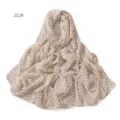 Women chiffon scarf diamond printed long headscarf lightweight breathable neck wrap. - 202#