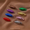 Colorful metallic oval safety pins scarf clips set of 8 decorative brooch buttons - Group 6 Random Metallic Colors