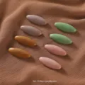 Colorful plastic safety pin scarf clip anti-glare hijab brooch set for women daily wear - Group 10 Grey Green