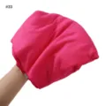 Plain modal jersey hijab scarf detail view in bright pink soft breathable fabric variant #33 - Rose Red