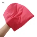 Solid color soft breathable modal jersey scarf turban large size pink wrap for women - Watermelon red
