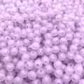 Perline in acrilico opaco viola per la creazione di gioielli fai da te e collane e bracciali. - 8mm 1750 Pezzi Pacco / Viola