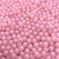 Perline in acrilico rosa opaco sfuse per la creazione di gioielli fai da te e collane. - 8mm 1750 Pezzi Pacco / Rosa