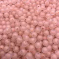 Rosa matte Acryl Perlen rund DIY Schmuckherstellung Zubehör Perlen Material Basteln - Wassermelone Rot Orange