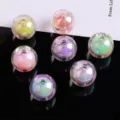 Acrylic double layer iridescent beads DIY handmade bracelet phone chain jewelry making accessories - Green
