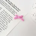 Pink bow loose beads, acrylic resin DIY bracelet jewelry making accessories, sweet cute craft supplies. - Rose Red