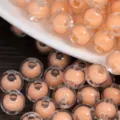 Acrylic transparent inner color beads for DIY handmade bracelets and phone chain accessories. - Watermelon red