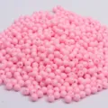 Perles Rondes en Acrylique Rose Macaron Unie Perles Vrac DIY Chaîne de Téléphone Bijoux - 6mm Env. 4400 Perles par Catty / Rose