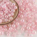 6-16mm acrilico crepato ab perline rotonde rosa sfuse fai da te collana borsa accessori - 12mm 560 Pezzi/Pacchetto / Rosa