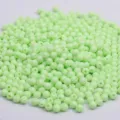 Perline rotonde in acrilico verde chiaro sfuse per gioielli fai da te, catene e collane artigianali. - 10mm Circa 940 Perline per Catty / Verde