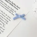 Macaron light blue bow loose beads DIY bracelet jewelry accessories crafting supplies - Light Blue