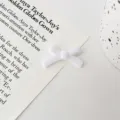 White bowknot DIY jewelry accessories beads for handmade bracelets crafting supplies decorative - White
