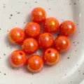 Colorful acrylic round beads for DIY handmade phone charms jewelry making accessories - Golden Yellow