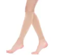 Manchons de compression pour mollets, chaussettes de soutien élastiques respirantes sport. - S / Chair