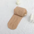 Medias antideslizantes nude para mujer con suela de silicona, tejido elástico y duradero. - Talla única / Color Piel