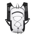 Running Hydration Vest Backpack Marathon Cycling Sport Outdoor Lightweight Breathable Hiking Bag - White