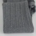 Damen dicke Zopfmuster Strumpfhose Winter warm dunkelgrau Leggings weiche Kaschierhosen - Strumpfhosen ohne Fleece / Mittelgrau
