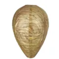 Waterproof paper hornet nest lantern for outdoor garden decoration and wasp deterrent use. - Honeycomb Paper Lantern