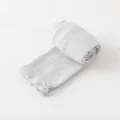 Infant white knitted tights for baby girls, soft cotton spring autumn leggings. - S / Gray