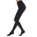 Schwarze Kompressionsstrumpfhose Beinstützung elastische Strümpfe Damen Hauptansicht - S / Schwarz Geschlossener Zeh