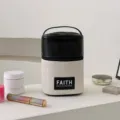 Zwart witte PU cosmetische tas gewatteerde toilettas make-up etui draagbaar opbergvak - Verticaal / Zwart
