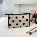 Draagbare stippen make-up tas grote capaciteit canvas cosmetische opbergtas reizen waszak voor dames - Stijl 1
