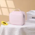 Roze draagbare make-uptas met grote capaciteit, cosmetica organisator en reis etui. - Roze