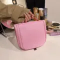 Grote roze hangende cosmetische tas reizen draagbare make-up opslag wastas voor dagelijks gebruik - Roze