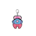 Nurse PVC Soft Rubber Keychain Cute Cartoon Bag Charm Medical Keyring Pendant Gift - 03