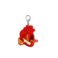 Red PVC medical heart keychain nurse gift cute anatomical heart keyring with lobster clasp - Anatomical Heart