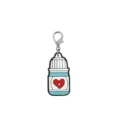 Blue Medical Cartoon PVC Keychain Nurse Pendant Gift Cute Bag Charm With Lobster Ring - 04