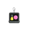 Cartoon cosmetica PVC sleutelhanger hanger, nagellak en blush ontwerp tasaccessoire leuk. - 04