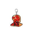Anatomy human head PVC keychain with metal lobster clasp medical science creative gift. - Head Anatomy